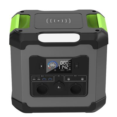 12V-13V/10A ডিসি আউটপুট 1500W/1344wh বহনযোগ্য পাওয়ার স্টেশন বহিরঙ্গন গৃহস্থালি প্রয়োজনের জন্য