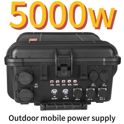 নিম্ন তাপমাত্রা সুরক্ষা 5000W এসি লাইফপিও 4 সৌর জেনারেটর গৃহস্থালি বহিরঙ্গন জন্য