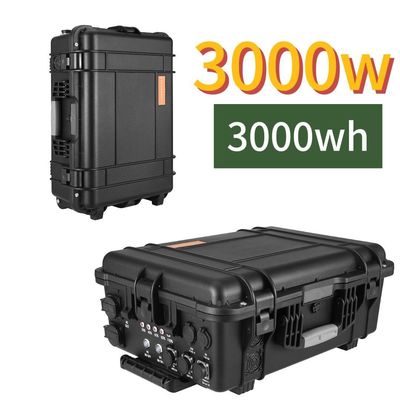 ক্যাম্পিং ব্যাকআপ জন্য 3000W পোর্টেবল সৌর বিদ্যুৎ কেন্দ্র অপারেটিং পরিবেষ্টন তাপমাত্রা C
