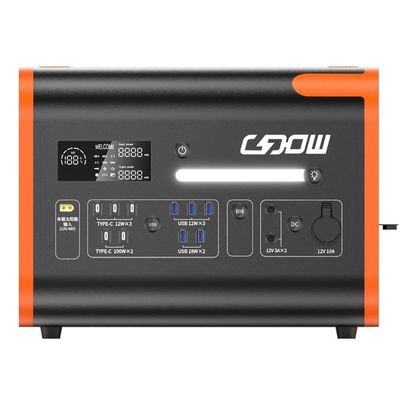 40ah/2200W/2048wh হট অরেঞ্জ হোম পোর্টেবল এনার্জি স্টোরেজ পাওয়ার স্টেশন বহিরঙ্গন জন্য