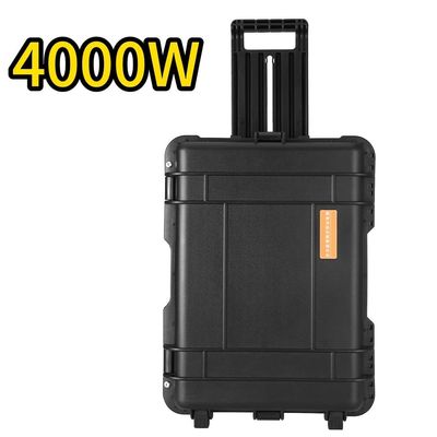 4000W বড় ক্ষমতা লিথিয়াম ব্যাটারি সৌর জেনারেটর হোম আরভি এবং আউটডোর জন্য নিখুঁত