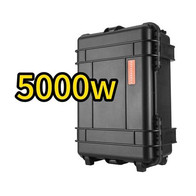 110V/230V5000W পাওয়ার হোম আরভি আউটডোর চার্জিং ব্যাংকের জন্য সৌর পোর্টেবল পাওয়ার স্টেশন