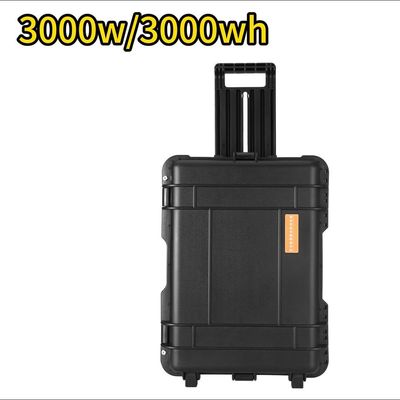 লিথিয়াম LiFePO4 ব্যাটারি সহ 3000W/3000wh পোর্টেবল পাওয়ার স্টেশন সৌর শক্তি উত্পাদন