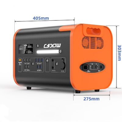 LiFePO4 বহনযোগ্য পাওয়ার স্টেশন 40ah/2200W/2400W মাল্টি-সিন চার্জিং এবং জরুরী জন্য