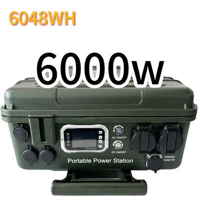 আরভি সৌর চার্জিং উচ্চ ক্ষমতা 6000W/6048wh পাওয়ার স্টেশন ABS মধ্য ফ্রেম সঙ্গে