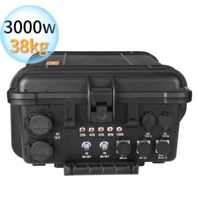 কালো সুপার লার্জ পোর্টেবল পাওয়ার স্টেশন 3kw/4kw/5kw/6kw/7kw জরুরী শক্তি সঞ্চয়