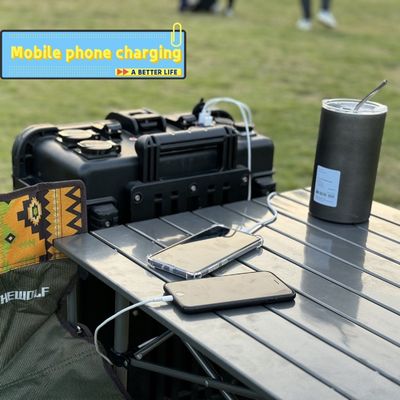 কালো সুপার লার্জ পোর্টেবল পাওয়ার স্টেশন 3kw/4kw/5kw/6kw/7kw জরুরী শক্তি সঞ্চয়
