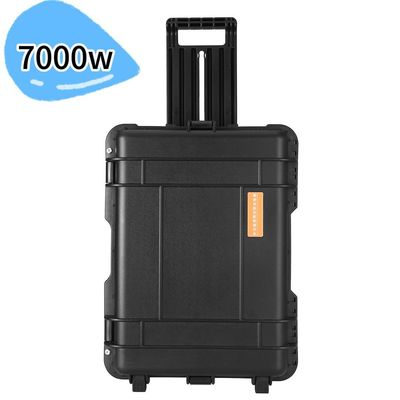 পোর্টেবল শক্তি সমাধানের জন্য 7000W খাঁটি সাইন-ওয়েভ সৌর শক্তি সঞ্চয়কারী বিএমএস ব্যাটারি
