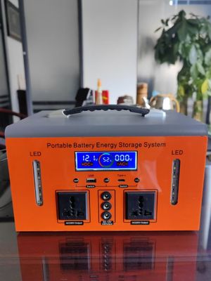 ত্রুটি সংশোধন তরঙ্গ আউটপুট এবং নামমাত্র 500W আউটপুট শক্তি সহ পোর্টেবল পাওয়ার স্টেশন 3000kw