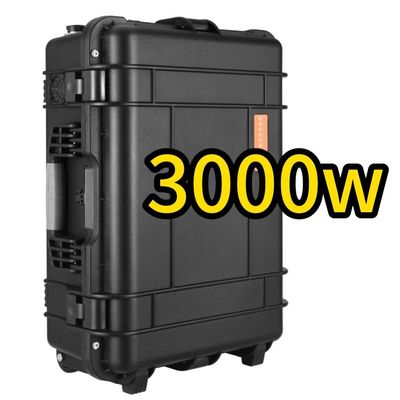 LiFePO4 ব্যাটারি 3000W/3000wh পোর্টেবল পাওয়ার স্টেশন মোবাইল স্ট্যান্ডবাই ক্যাম্পিং প্রয়োজনীয়
