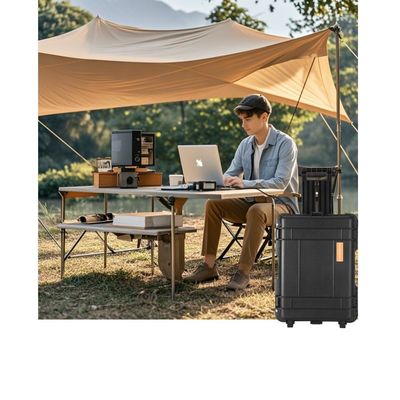 3000W-7000W গৃহস্থালি শক্তি সঞ্চয় সৌর শক্তি সিস্টেম বহিরঙ্গন মোবাইল শক্তি স্টেশন