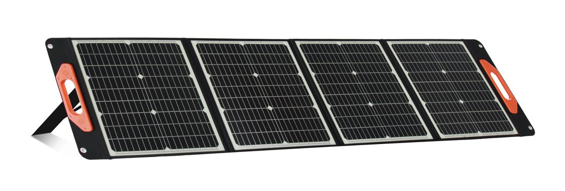 সহজ সঞ্চয়স্থান এবং পরিবহনের জন্য 200W একক স্ফটিক সিলিকন ভাঁজযোগ্য সৌর প্যানেল