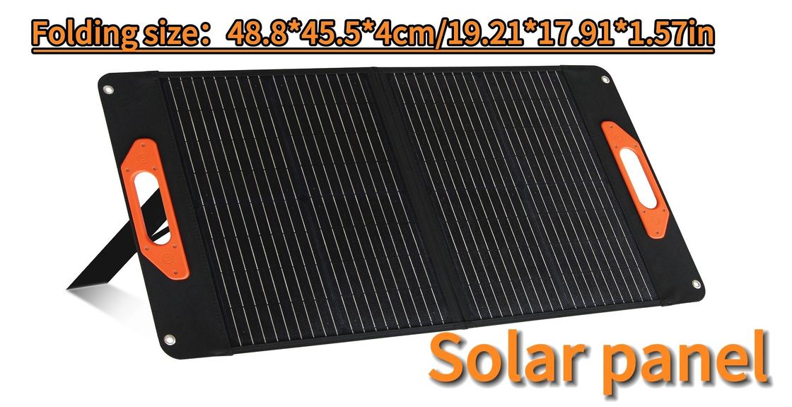 মোবাইল পাওয়ার 60W ভাঁজযোগ্য সৌর প্যানেল 30W * 2PCS সেল এবং বিক্রয়োত্তর পরিষেবা সহ