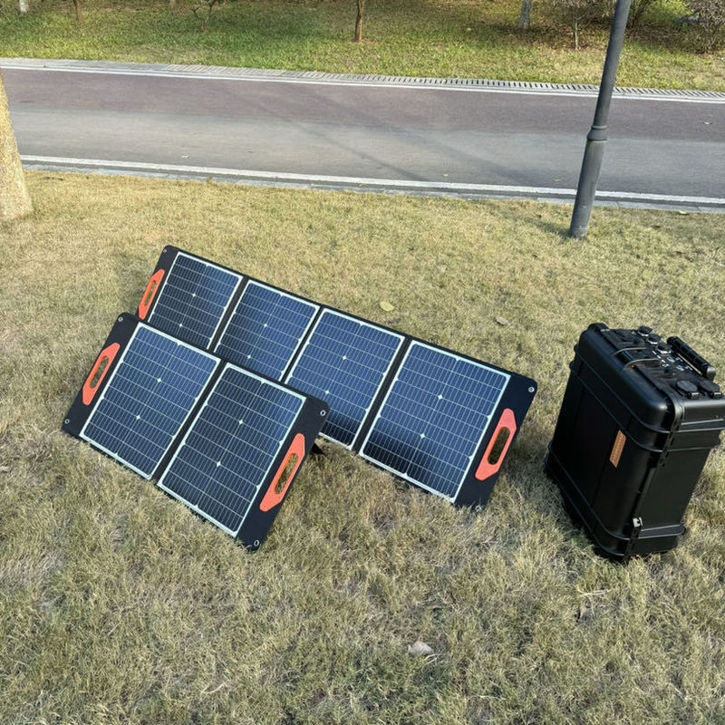 60W 100W 120W কালো সৌর ফটোভোলটাইক প্যানেল 5V 9V 12V 15V এর শিখর মান সহ
