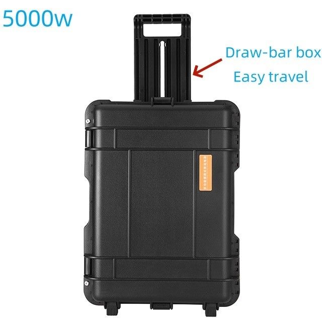 পোর্টেবল হ্যান্ড রড মোবাইল পাওয়ার সাপ্লাই 3000W 4000W 5000W পিক পাওয়ার 8000W চার্জিং সময় 6-7h