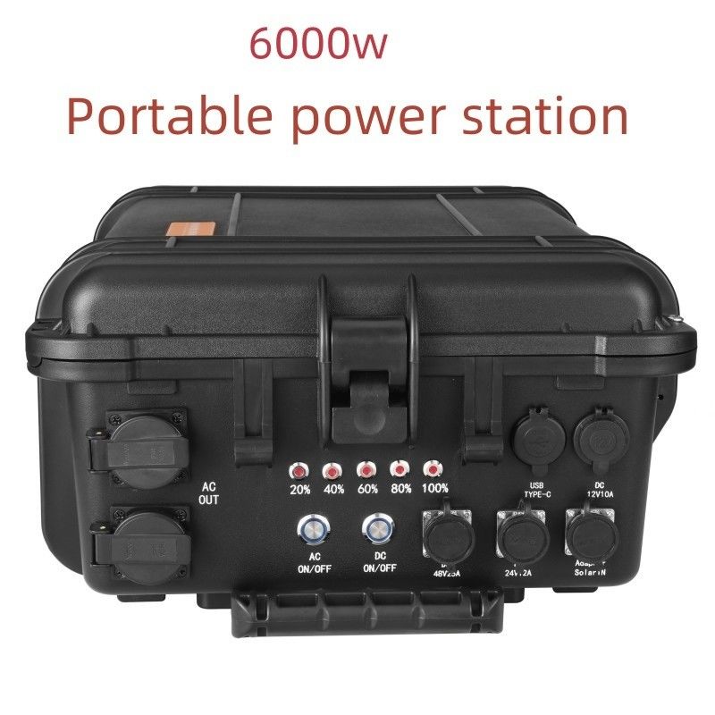 3000W 4000W 5000W 6000W পোর্টেবল সোলার এনার্জি স্টোরেজ সিস্টেম 42 কেজি টার্নারি লিথিয়াম ব্যাটারি