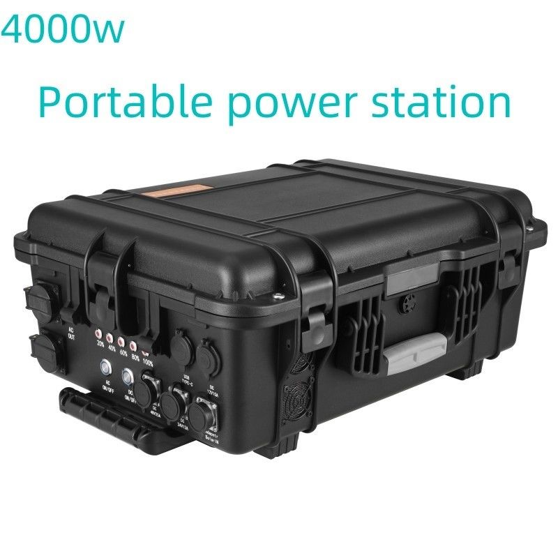 LT-40 4000W বহনযোগ্য পাওয়ার স্টেশন 110V/220V জরুরী বহিরঙ্গন ভ্রমণ ক্যাম্পিং জন্য
