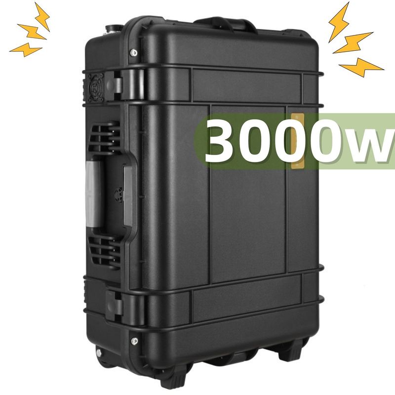 এঙ্গেল গ্রাইন্ডারের জন্য 3000wh উচ্চ ক্ষমতা LiFePO4 লিথিয়াম ব্যাটারি পোর্টেবল পাওয়ার স্টেশন