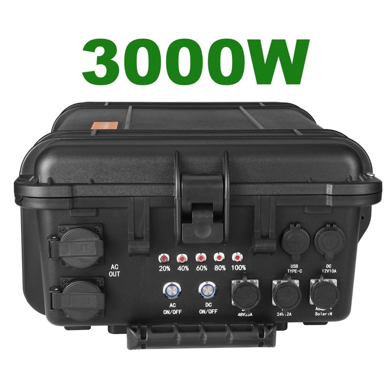 LT-30 3000wh বহনযোগ্য সৌর বিদ্যুৎ সরবরাহ বহিরঙ্গন জরুরী ব্যাকআপ জেনারেটর জন্য