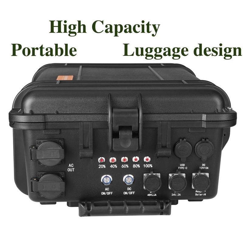 LT-30 জরুরী শক্তি সরবরাহ এসি / ডিসি ইনভার্টার সহ 3000W পোর্টেবল পাওয়ার ব্যাংক জেনারেটর