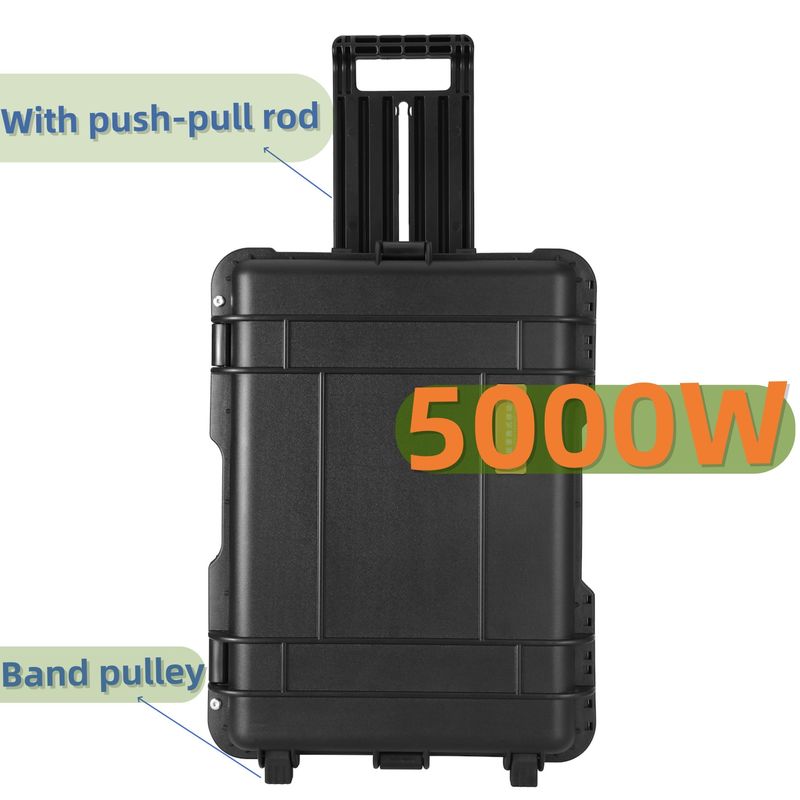 ক্যাম্পিংয়ের জন্য 8000W পিক পাওয়ার সোলার জেনারেটর পোর্টেবল শক্তি সঞ্চয় এবং কাস্টমাইজেশন