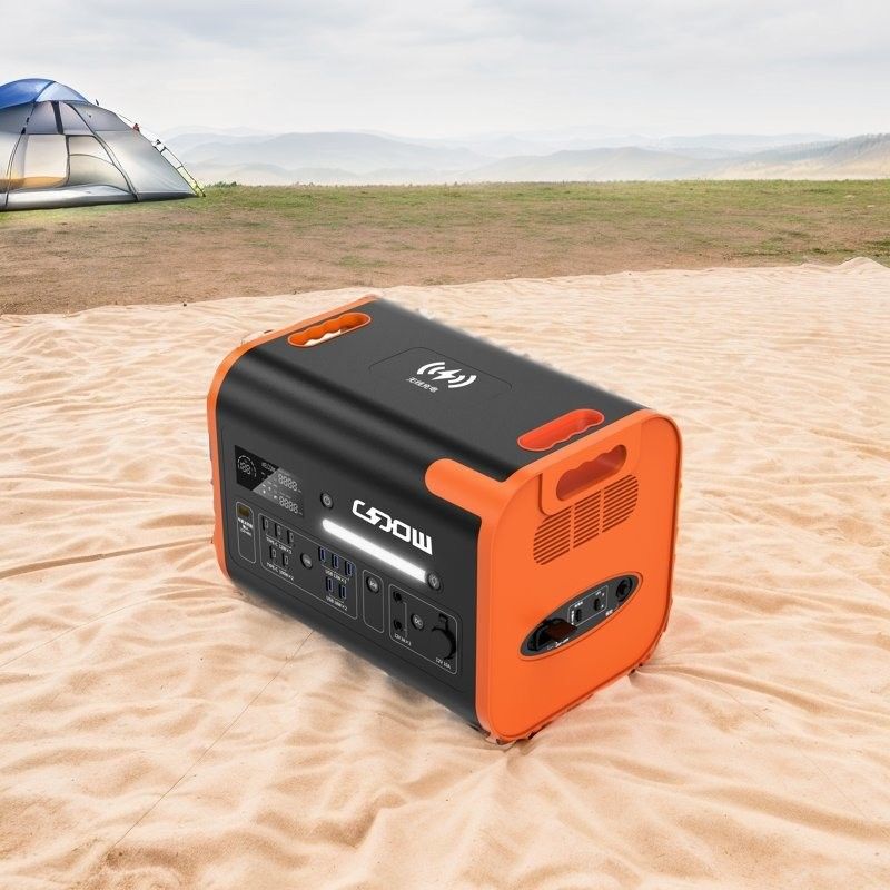 কালো অরেঞ্জ 2200W/2048wh শক্তি সঞ্চয় শক্তি সরবরাহ লিথিয়াম LiFePO4 ব্যাটারি পোর্টেবল জেনারেটর সোলার সেল মোবাইল পাওয়ার স্টেশন