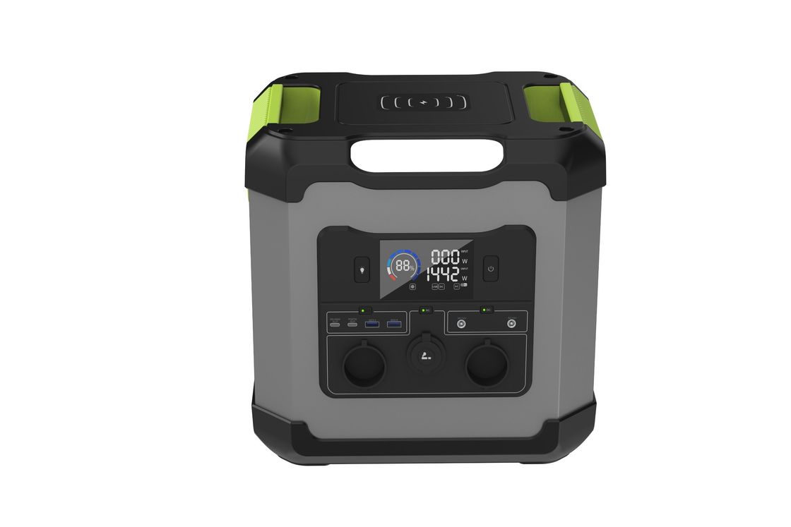 2000W 1680Wh LiFePO4 ব্যাটারি সৌর শক্তি স্টোরেজ জেনারেটর বহিরঙ্গন জরুরী Sos জন্য