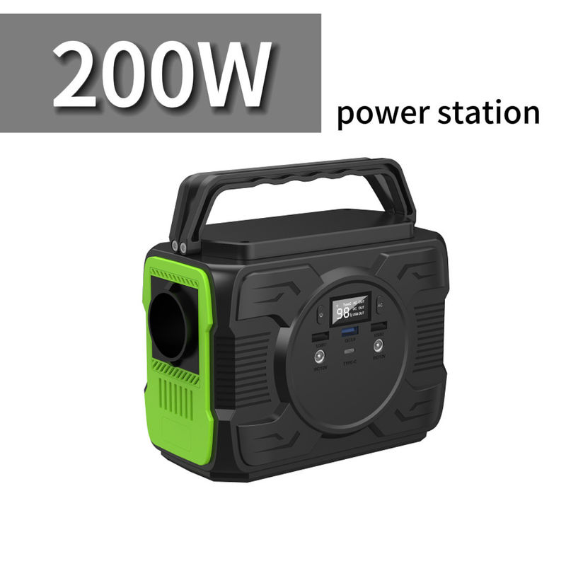 টার্নারি লিথিয়াম ব্যাটারি এবং 4W LED লাইট সহ 200W পোর্টেবল পাওয়ার স্টেশন