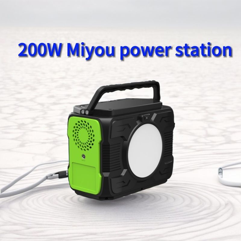 QC3.0 আউটপুট 9V/2A 48000mAh জরুরী মিনি পোর্টেবল মোবাইল পাওয়ার ব্যাংক 200W পাওয়ার স্টেশন