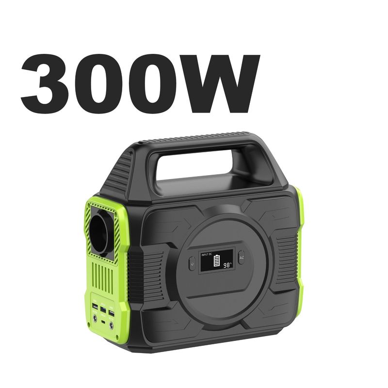 300W পোর্টেবল পাওয়ার স্টেশন পলিমার ব্যাটারি সৌর চার্জার সমস্ত ব্র্যান্ডের জন্য পাওয়ার সাপ্লাই