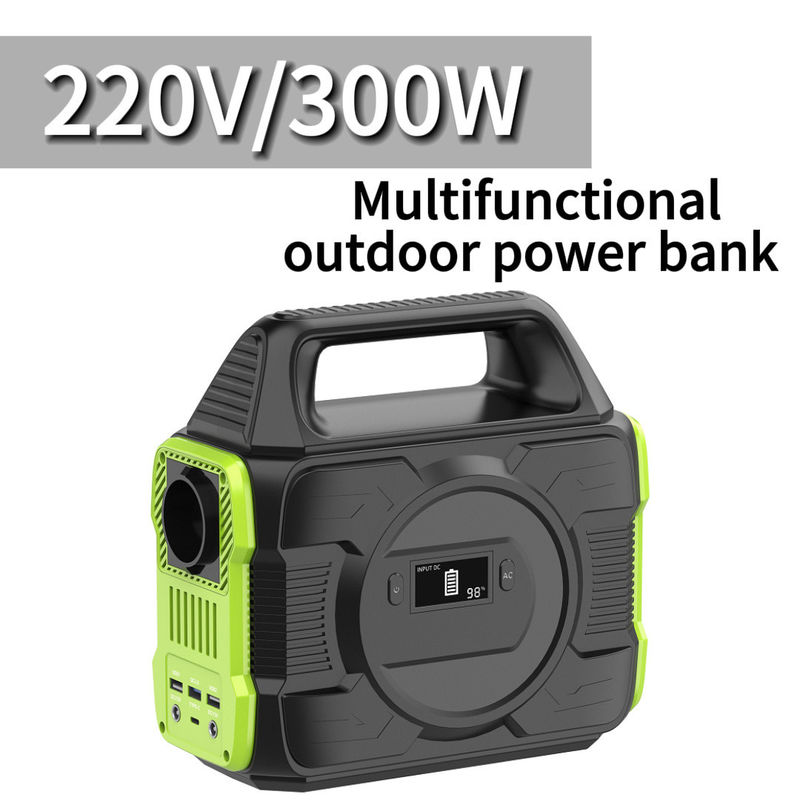 300W 220V সৌর শক্তি ব্যাংক পোর্টেবল জেনারেটর হোম সরবরাহ ক্যাম্পিং জরুরী S3