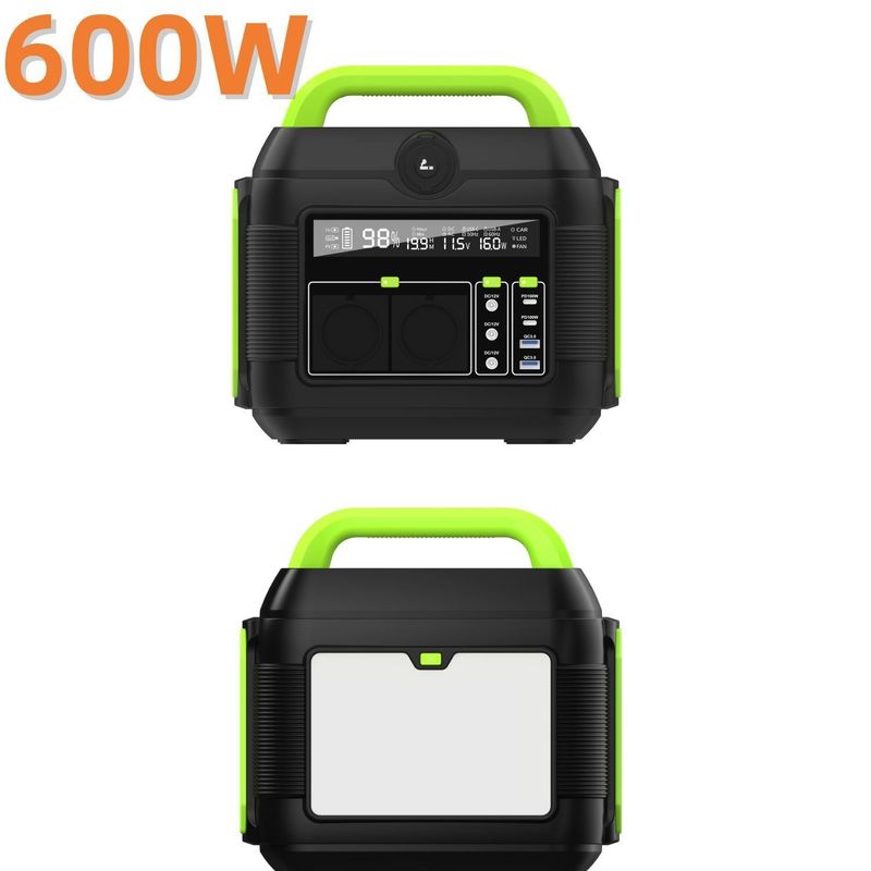 600W রিচার্জেবল পোর্টেবল পাওয়ার স্টেশন লাইফপট4 আউটডোর ইউপিএস ব্যাটারি সমস্ত ব্র্যান্ডের জন্য