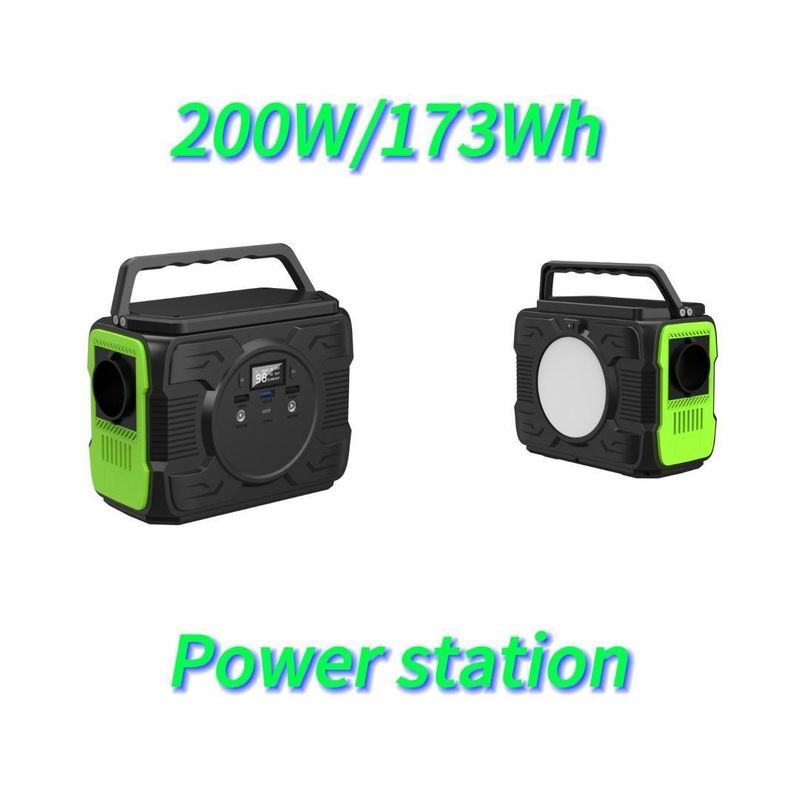 মোডিফাইড ওয়েভ এসি আউটপুট 200W শক্তি সঞ্চয়কারী মোবাইল আউটডোরের জন্য জরুরী পাওয়ার স্টেশন