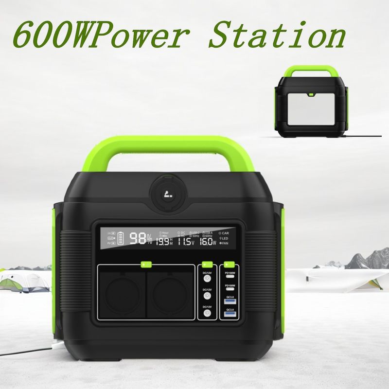 600W এস 6 এমপিপিটি বহনযোগ্য মোবাইল শক্তি বহিরঙ্গন ক্যাম্পিংয়ের শক্তি সঞ্চয় করার জন্য