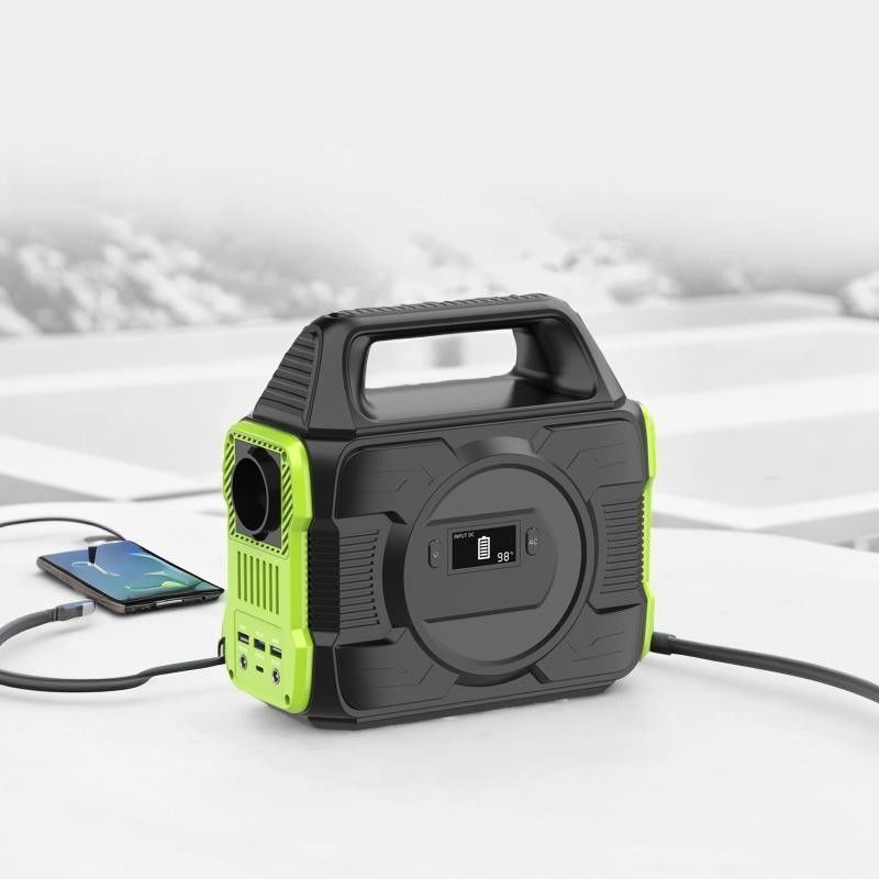 উচ্চ ক্ষমতা 300W সৌর মোবাইল শক্তি বহিরঙ্গন ক্যাম্পিং আরভি পাওয়ার স্টেশন প্রকাশ 225*120*215mm