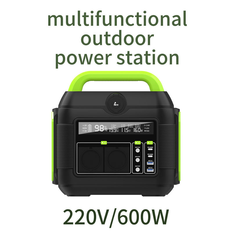কাস্টমাইজযোগ্য রঙ S6 বহিরঙ্গন বহুমুখী 600W পোর্টেবল চার্জিং স্টেশন পাওয়ার ব্যাংক