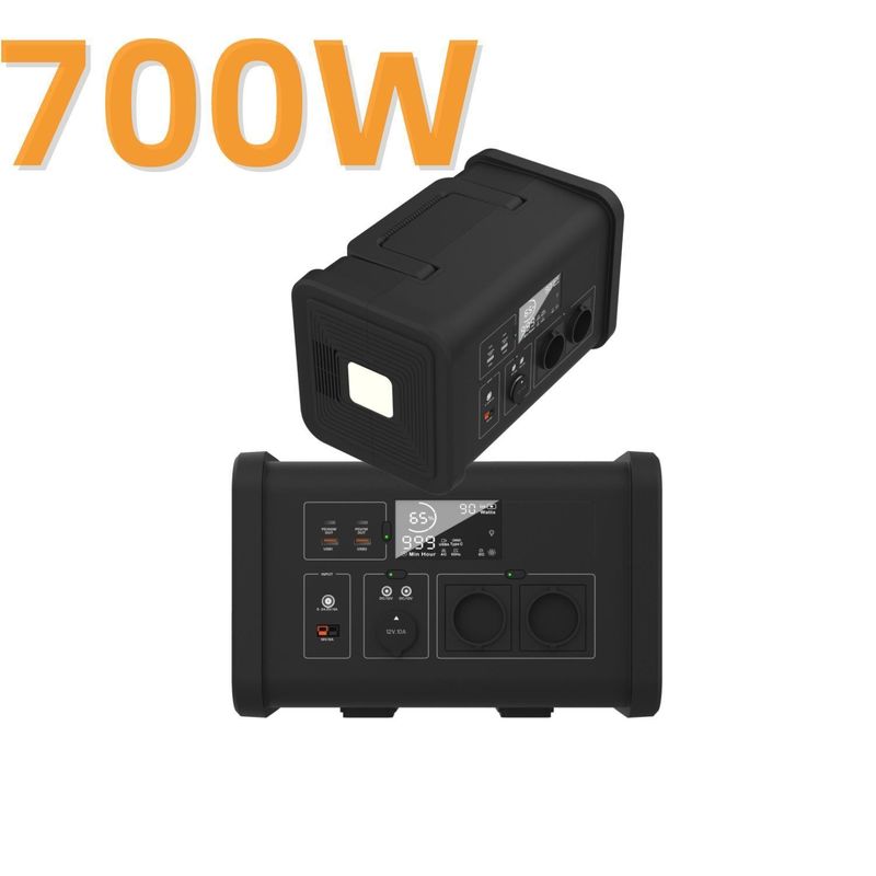 200W 300W 600W 700W ব্যালকনি শক্তি সঞ্চয় এবং 1 সঙ্গে পোর্টেবল হোম সৌর শক্তি সিস্টেম