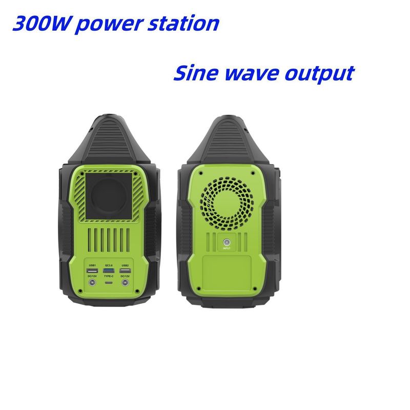 বহনযোগ্য 220V 300W সৌর শক্তি স্টোরেজ জেনারেটর বহিরঙ্গন কার্যক্রম এবং জরুরী জন্য