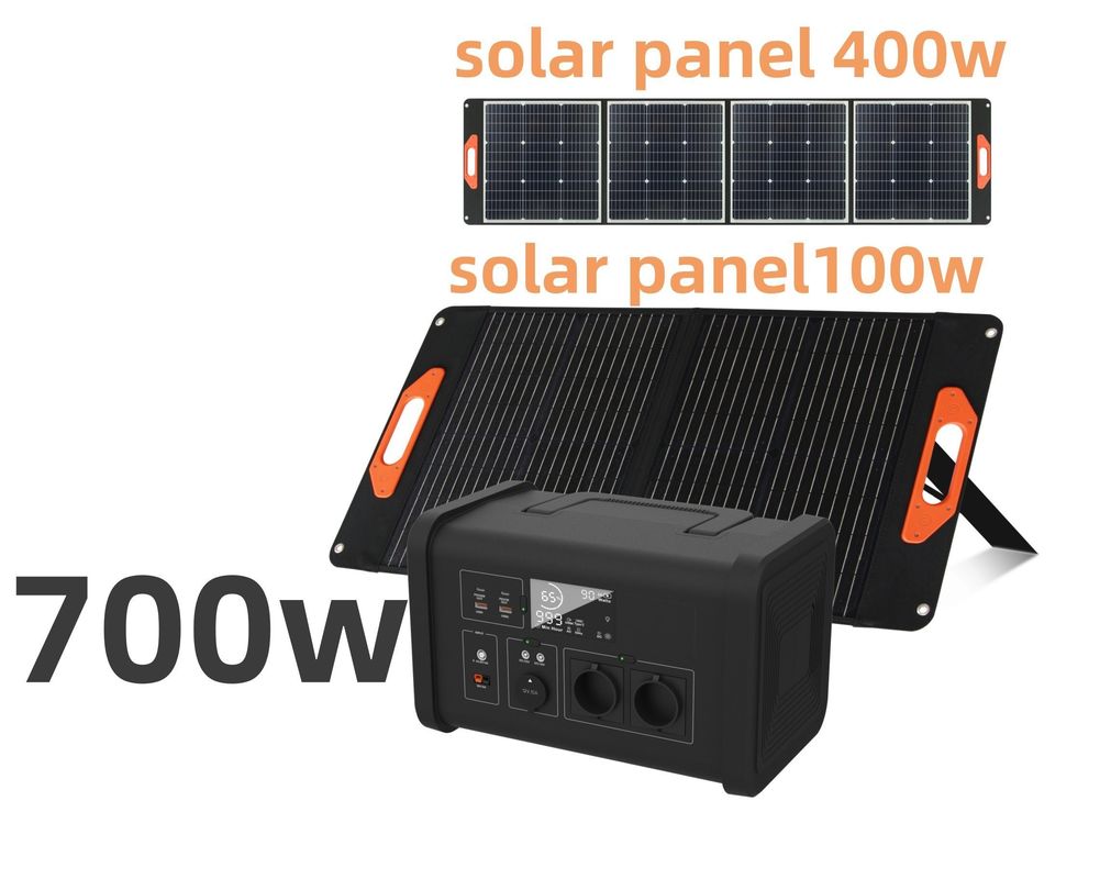 লাইফপিও 4 হোম পাওয়ার আউটপুট 700W এসি আউটপুট পাওয়ার এবং এলইডি আলো সহ পোর্টেবল পাওয়ার স্টেশন