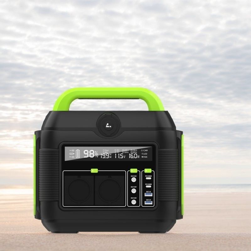 পোর্টেবল 600W দ্রুত চার্জিং পাওয়ার মিনি জরুরী জেনারেটর 100W শক্তি সঞ্চয় সঙ্গে