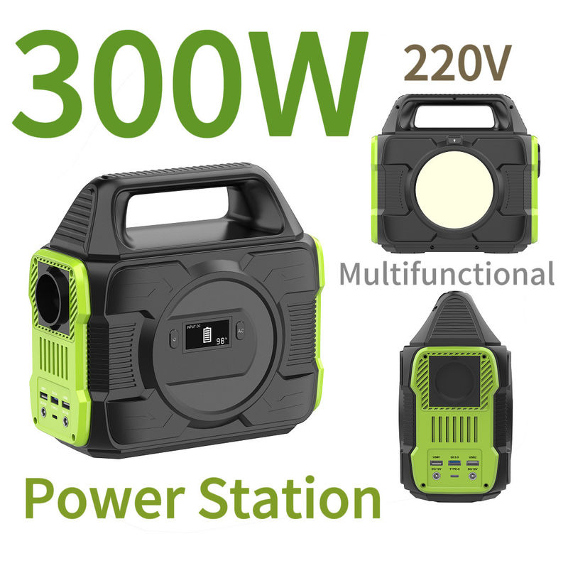 300W 220V চৌম্বকীয় পণ্য পাওয়ার স্টেশন সৌর ব্যাটারি পোর্টেবল পণ্য MPPT পুনর্ব্যবহারযোগ্য