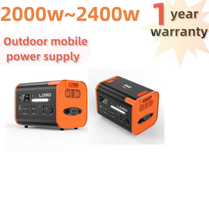 কালো 2024 পণ্য 2000W/2200W/2400W পোর্টেবল পাওয়ার স্টেশন সৌর জেনারেটর হোম জন্য