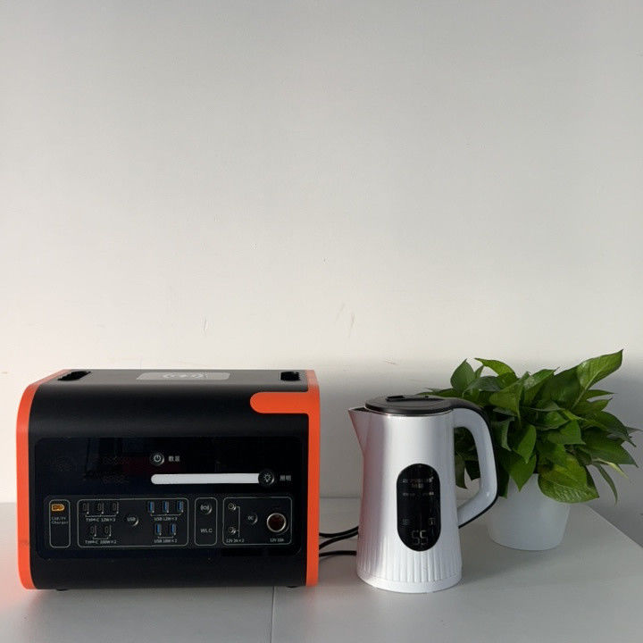 বাইরের এবং মোবাইলের জন্য 1500W এসি চার্জিং 2000W দ্রুত চার্জিং সৌর বিদ্যুৎ কেন্দ্র