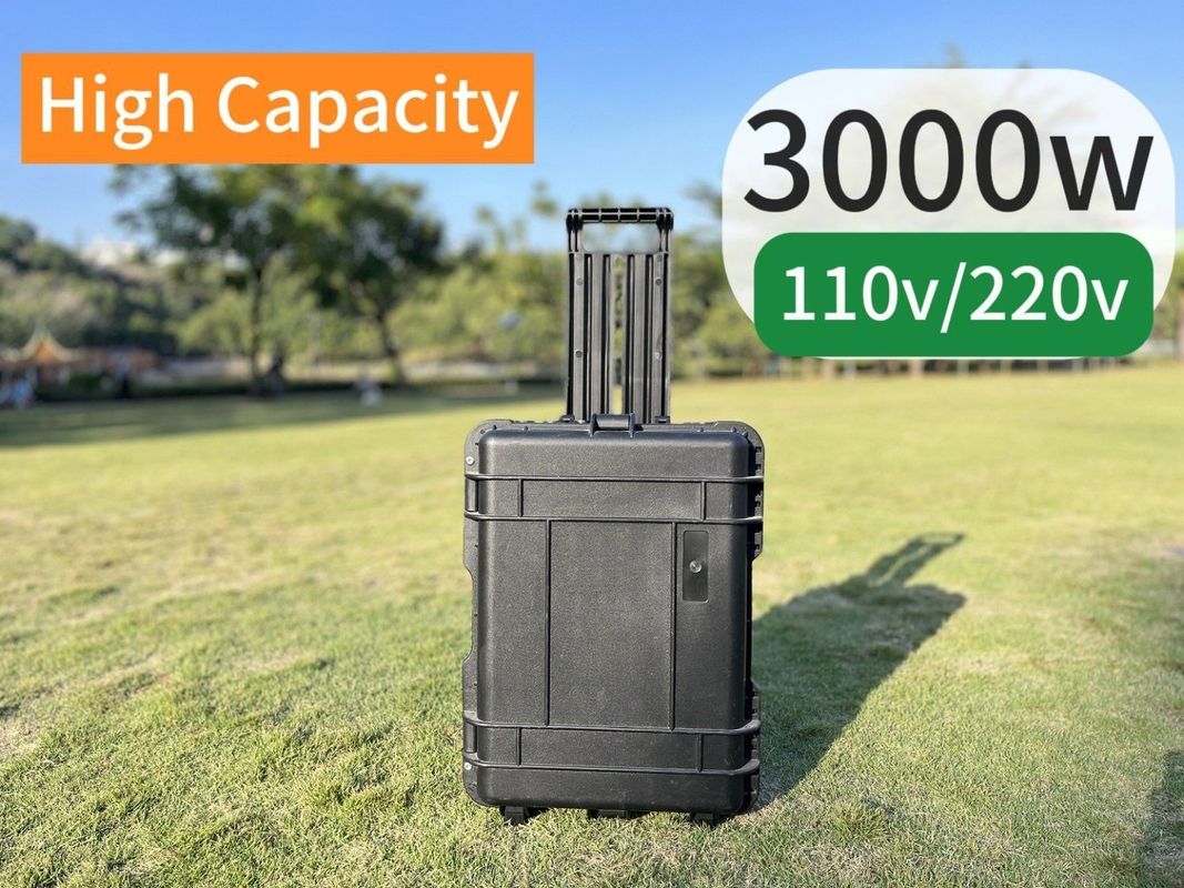 6000W পিক পাওয়ার 300W/600W বহনযোগ্য সৌর শক্তি বহনযোগ্য পাওয়ার স্টেশন বহিরঙ্গন জন্য
