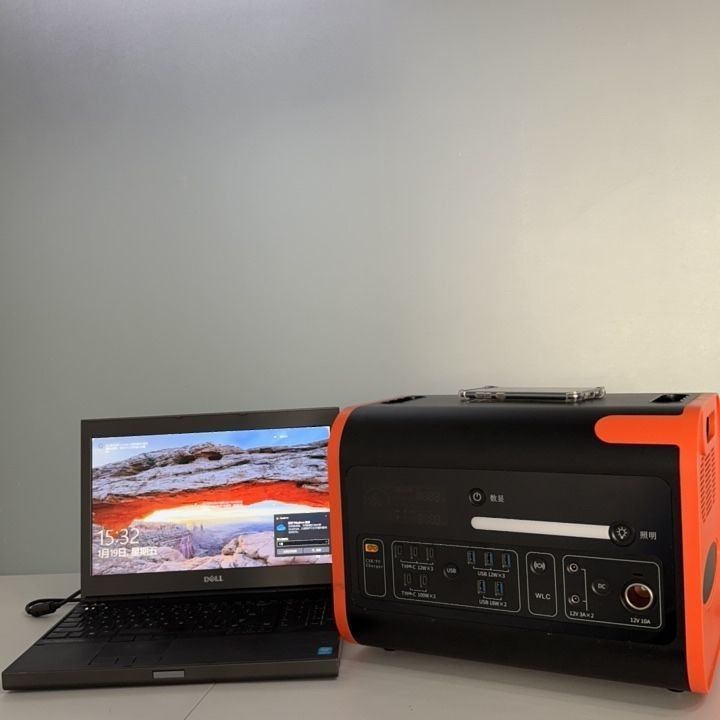 দীর্ঘ জীবন LiFePO4 পোর্টেবল পাওয়ার সাপ্লাই 2200W আউটপুট ভোল্টেজ ফ্লুক্টোশন রেঞ্জ -5%-5%