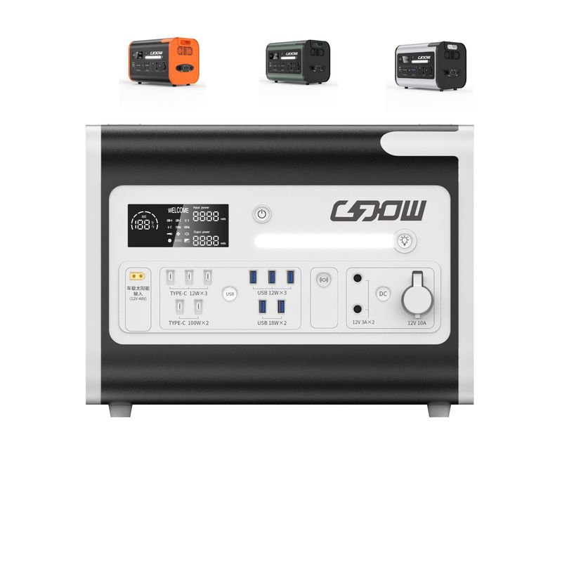 50/60Hz ওয়্যারলেস চার্জিং আউটপুট লিথিয়াম ব্যাটারি জেনারেটর হোম / আউটডোর / জরুরী জন্য