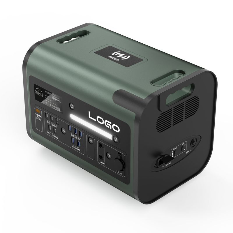 এসি/ডিসি/পিভি চার্জিং এবং বড় ক্ষমতা জন্য 2200W সৌর জেনারেটর পোর্টেবল পাওয়ার স্টেশন