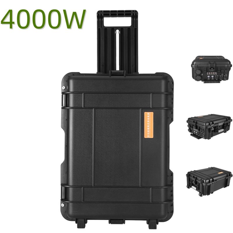 আউটডোর ক্রিয়াকলাপের জন্য 8000W পিক পাওয়ার LiFePO4 লিথিয়াম সেল পোর্টেবল সোলার জেনারেটর