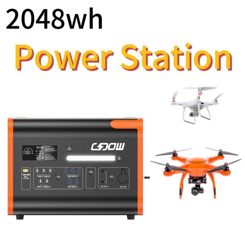 1500W লিথিয়াম আয়রন ফসফেট ব্যাটারি মেইন এবং 800W সৌর চার্জিং জন্য সৌর বিদ্যুৎ কেন্দ্র