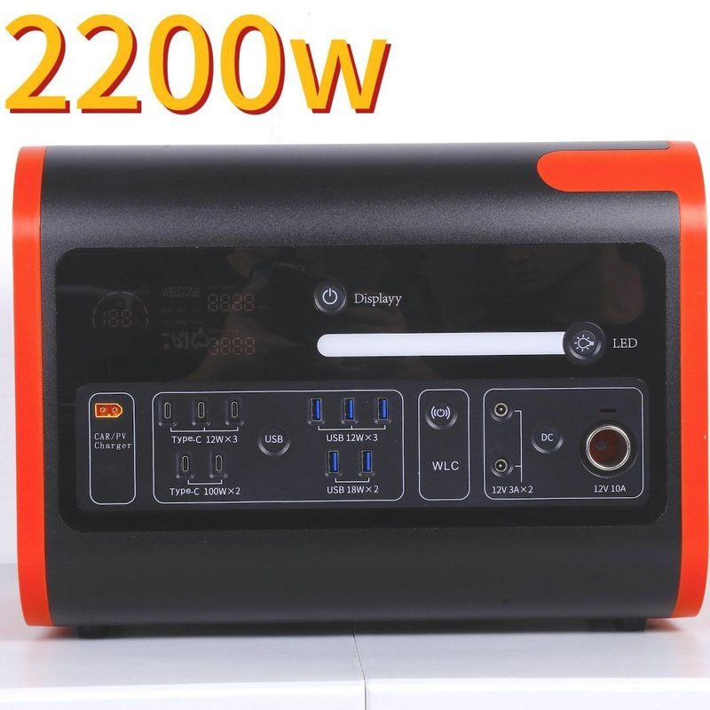 জাপান বাজারের জন্য 2000W সৌর বহিরঙ্গন জরুরী জেনারেটর 2048wh মোবাইল পাওয়ার সাপ্লাই